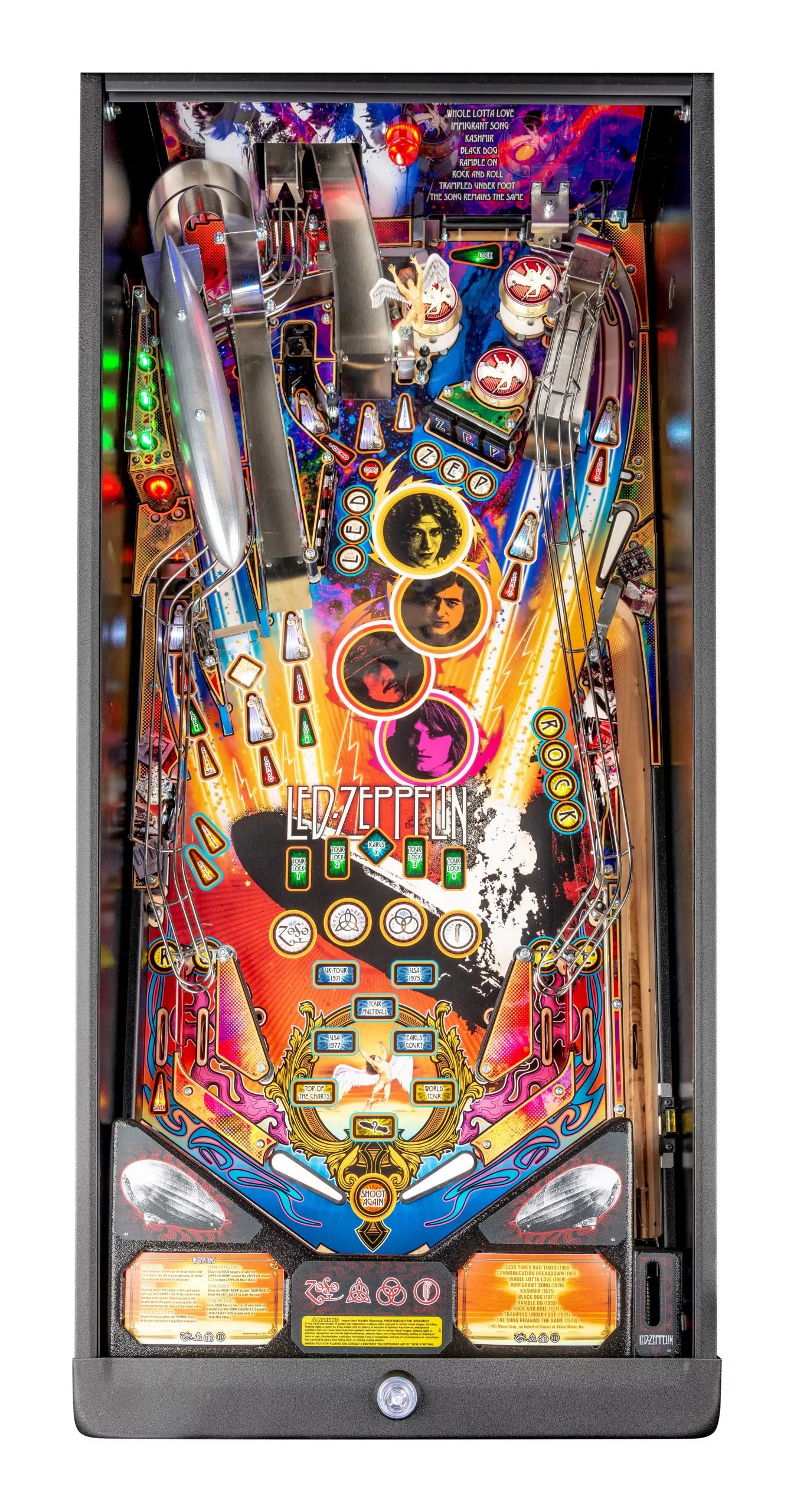 Led Zeppelin Pro - Stern - Florida Pinball Rental